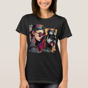 Baseballkappe und ihr Schatten T-Shirt