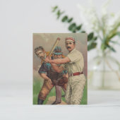 Baseballkarte der alten Zeit um 1895 Postkarte (Stehend Vorderseite)