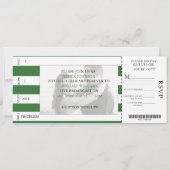 Baseballkarte Einladung (Vorderseite)