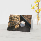 BASEBALLKARTE KARTE (Gelbe Blume)