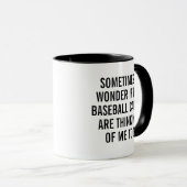 Baseballkarte Tasse (VorderseiteRechts)