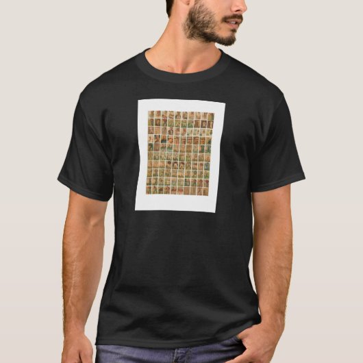 Baseballkarten, Vintag T-Shirt (Vorderseite)