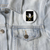 Baseballliebhaber Button (Beispiel)