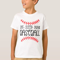 Baseballliebhaber Eat Sleep Play Mama Papa Softba