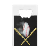 Baseballliebhaber Geldbeutel Flaschenöffner (Rückseite)