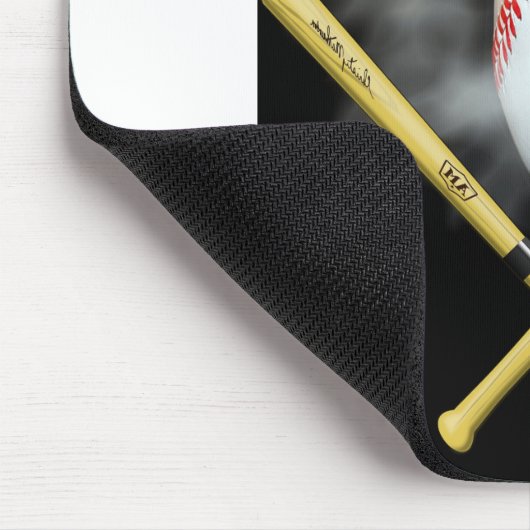 Baseballliebhaber Mousepad (Ecke)
