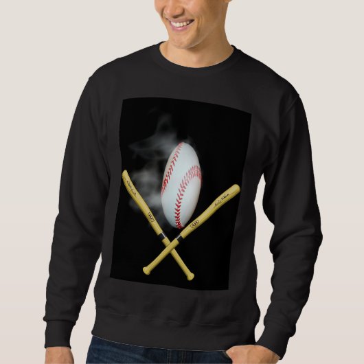 Baseballliebhaber Sweatshirt (Vorderseite)