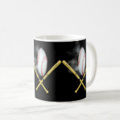Baseballliebhaber Tasse und Becher (VorderseiteRechts)