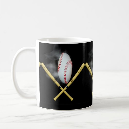 Baseballliebhaber Tasse und Becher (Links)
