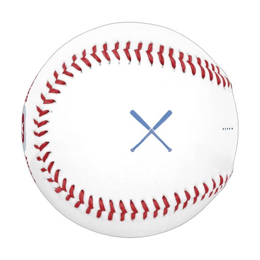 Baseballliga personalisiert baseball (Vorderseite Links)