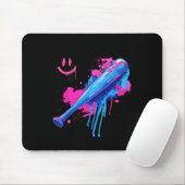Baseballmatte mit Sprinklen Tropfen für Männer Jun Mousepad (Mit Mouse)