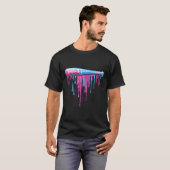 Baseballmatte mit Sprinklen Tropfen für Männer Jun T-Shirt (Vorne ganz)