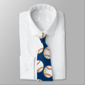 Baseballmuster Krawatte (Gebunden)