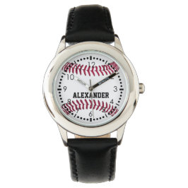 Baseballname anpassen armbanduhr