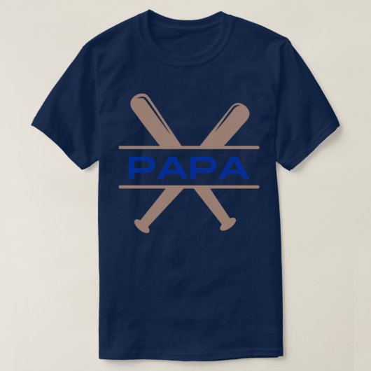 Baseballpapa T-Shirt (Design vorne)