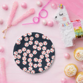 Baseballpapierplatte Pappteller (Party)