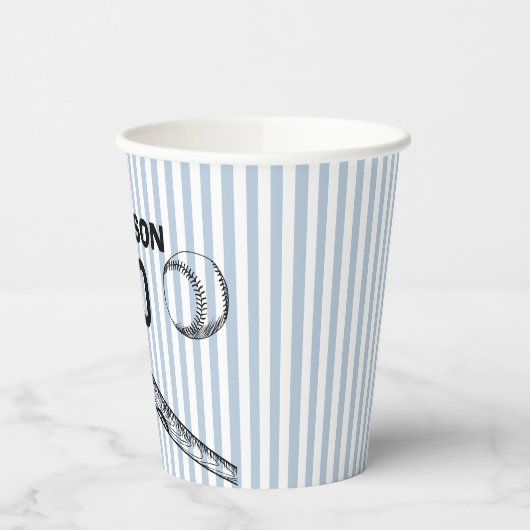 Baseballpapiertasse - anpassbar pappbecher (Links)