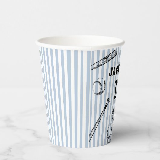 Baseballpapiertasse - anpassbar pappbecher (Rechts)