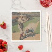 Baseballposter-Papier-Serviette Serviette (Beispiel)
