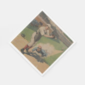 Baseballposter-Papier-Serviette Serviette (Ecke)
