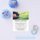 Baseballs auf Feld, Baseball Camp Werbespot Flyer (Einzeln)