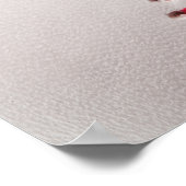 Baseballs - Baseball-Hintergrundvorlage anpassen Poster (Ecke)