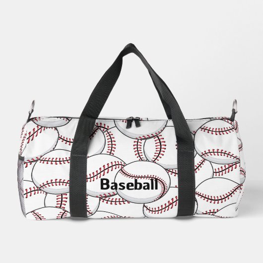 Baseballs Design Duffel Bag Duffle Bag (Rückseite)