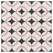 Baseballs Design Fabric Stoff (Nahaufnahme)