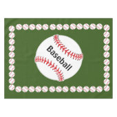 Baseballs Design Tablecloth Tischdecke (Vorderseite (Horizontal))