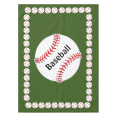 Baseballs Design Tablecloth Tischdecke (Vorderseite)