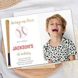 Baseballs Einladungen mit Foto