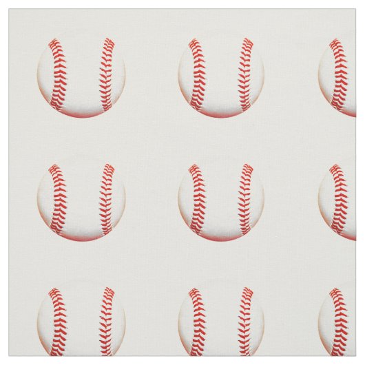 Baseballs Fabric Stoff (Muster)