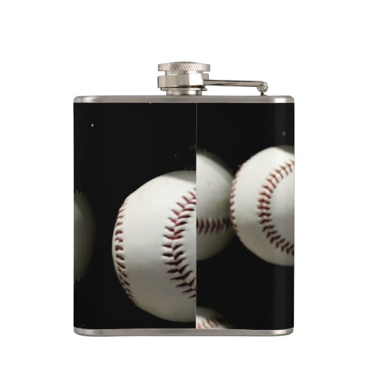 Baseballs Flachmann (Rückseite)