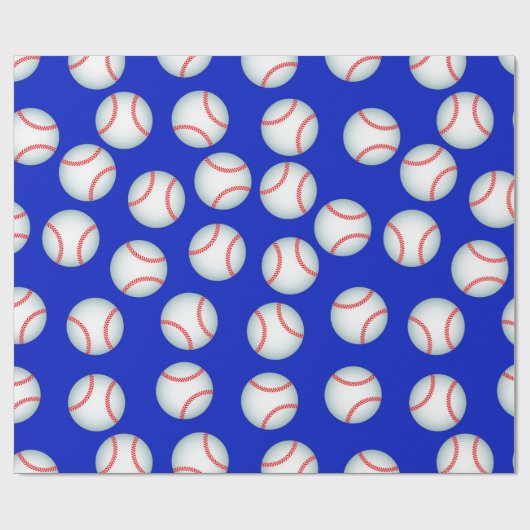 Baseballs Geschenkpapier (Flach)