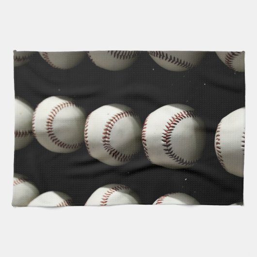 Baseballs Geschirrtuch (Horizontal)