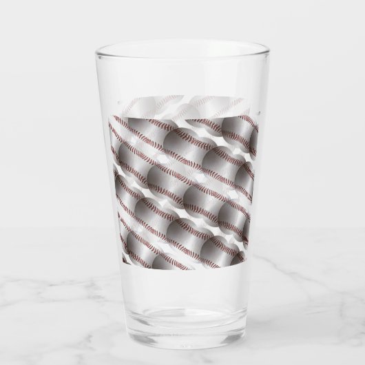 Baseballs Glas (Rückseite)