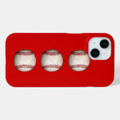 Baseballs in einer Reihe Case-Mate iPhone Hülle (Rückseite (Horizontal))
