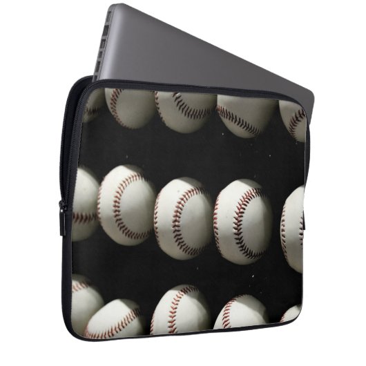 Baseballs Laptopschutzhülle (Vorne Rechts)