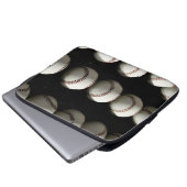 Baseballs Laptopschutzhülle (Vorne Knopf)