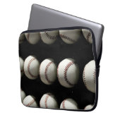 Baseballs Laptopschutzhülle (Vorderseite Links)