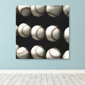 Baseballs Leinwanddruck (Insitu (Holzboden))