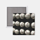 Baseballs Magnet (Vorderseite/Rückseite)