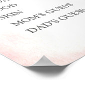 Baseballs oder Bows Gender Reveal Alte Ehefrauen G Poster (Ecke)