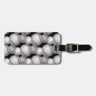 Baseballs Pattern Gepäckanhänger