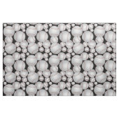 Baseballs Pattern Grau Stoff (Fat Quarter (45,7 x 55,9 cm))