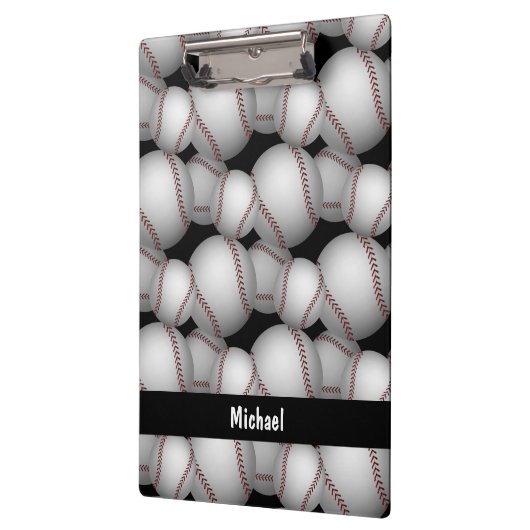 Baseballs Pattern Klemmbrett (Links)