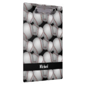 Baseballs Pattern Klemmbrett (Rechts)