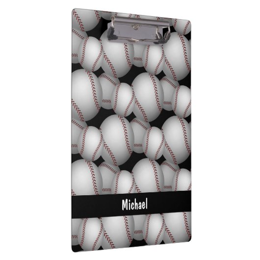 Baseballs Pattern Klemmbrett (Rechts)