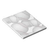 Baseballs Pattern Notizblock (angewinkelt)