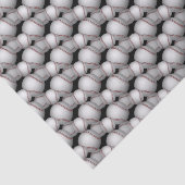 Baseballs Pattern Seidenpapier (Ausschnitt)